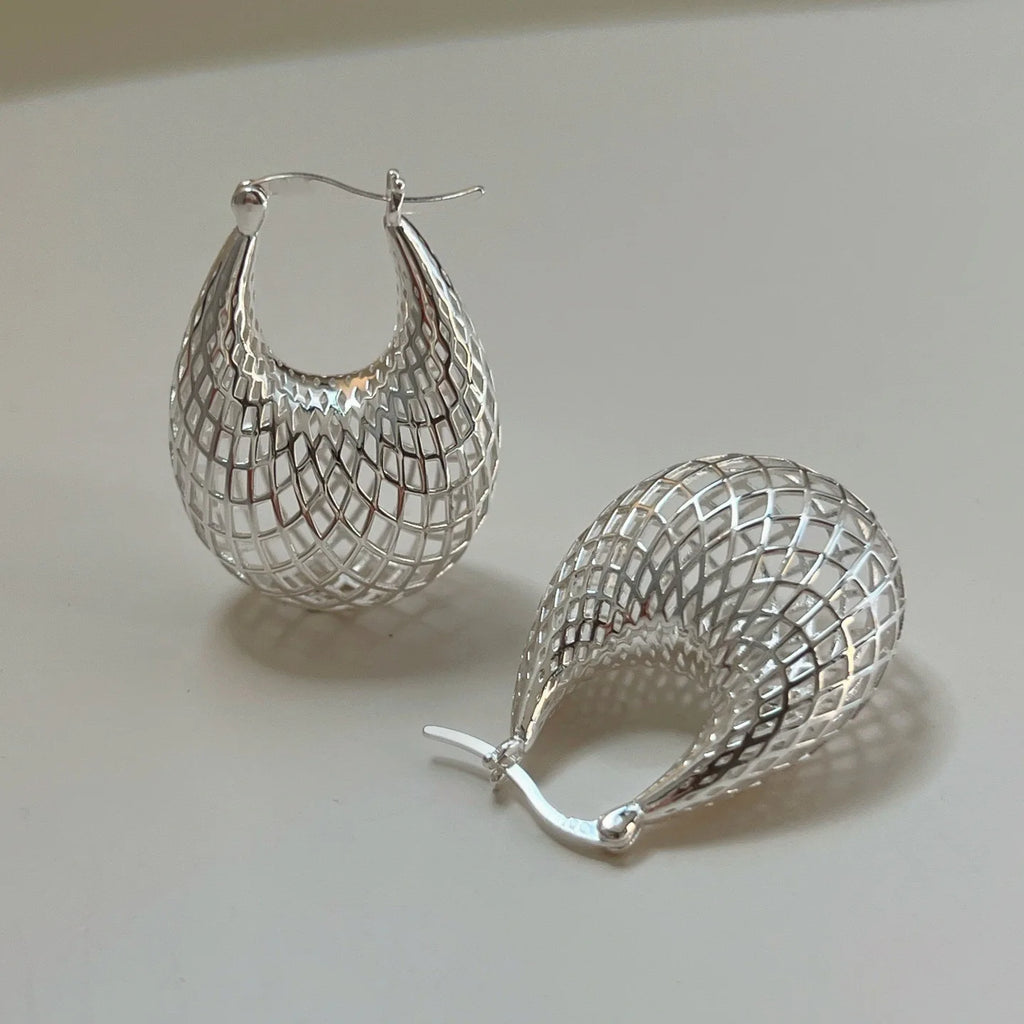 Classic 925 Sterling Silver Hoop Earrings for Women