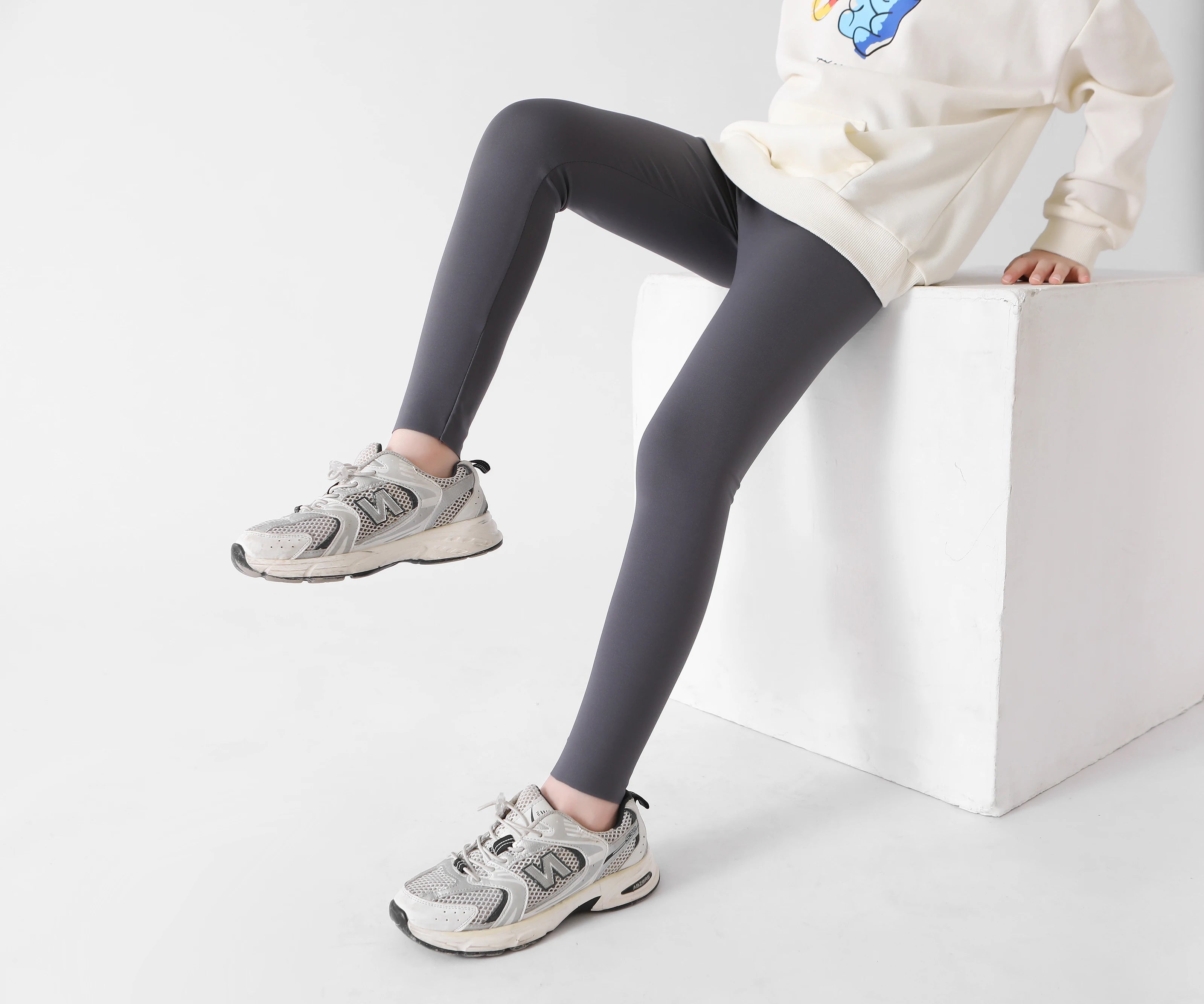 JYKX Girls Elastic Waist Shark Pants for Casual Dance Wear