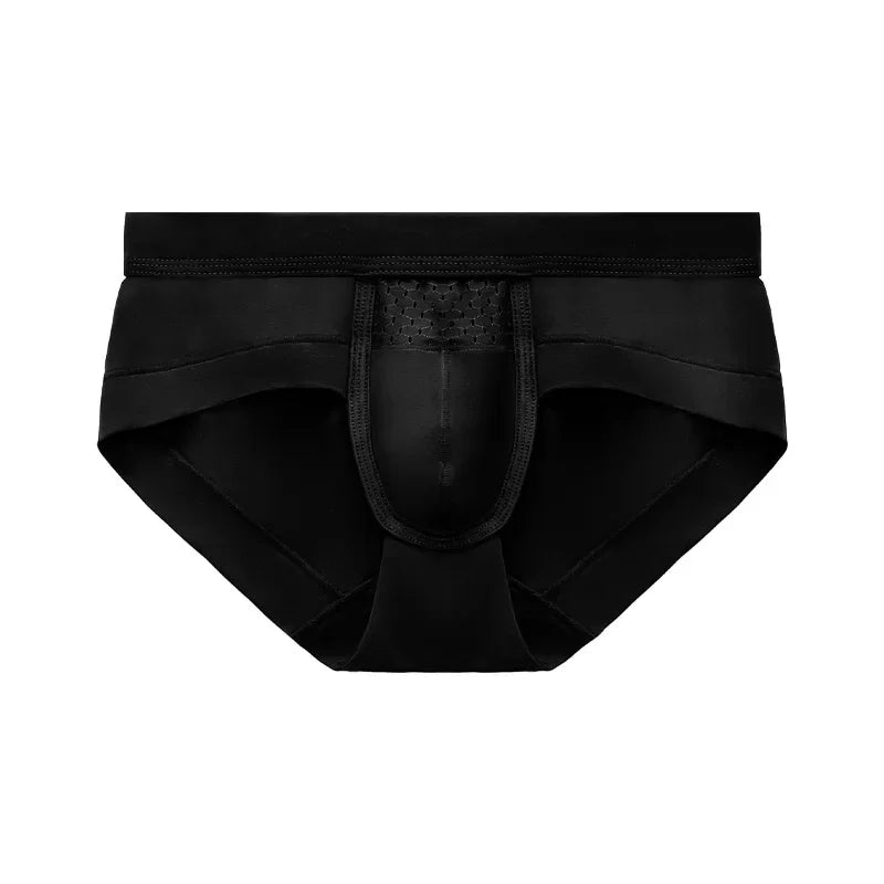 Men's Modal Low-rise Triangle Briefs with U-Pouch Design