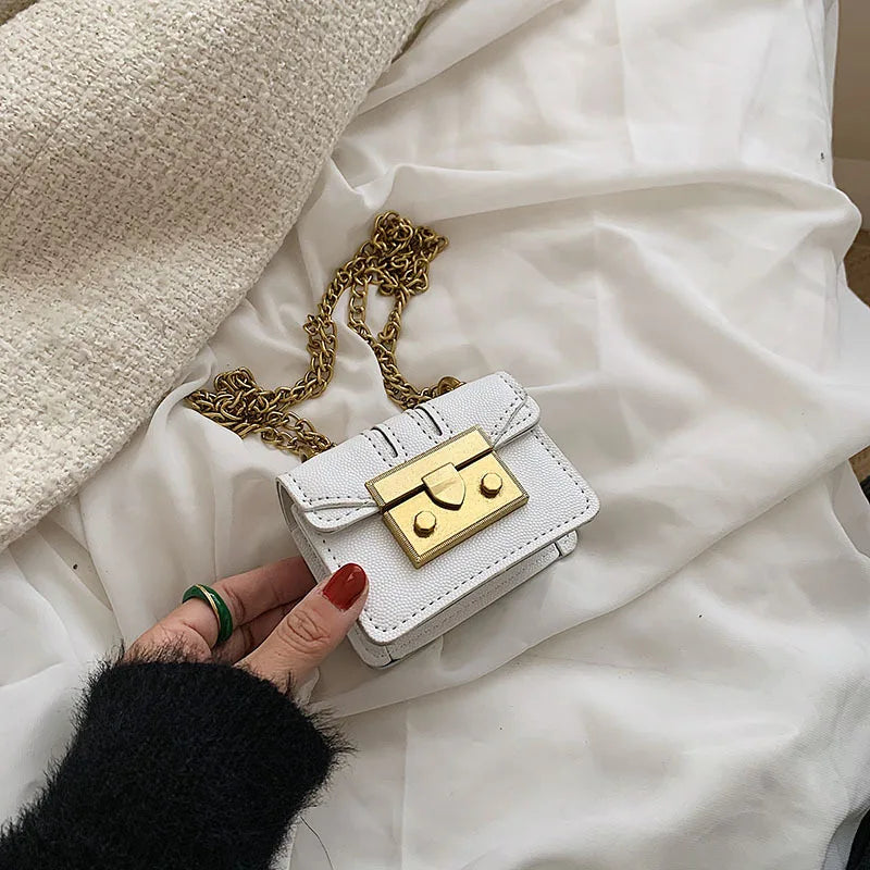 2024 Trend Women Mini Crossbody Chain Purse Handbag