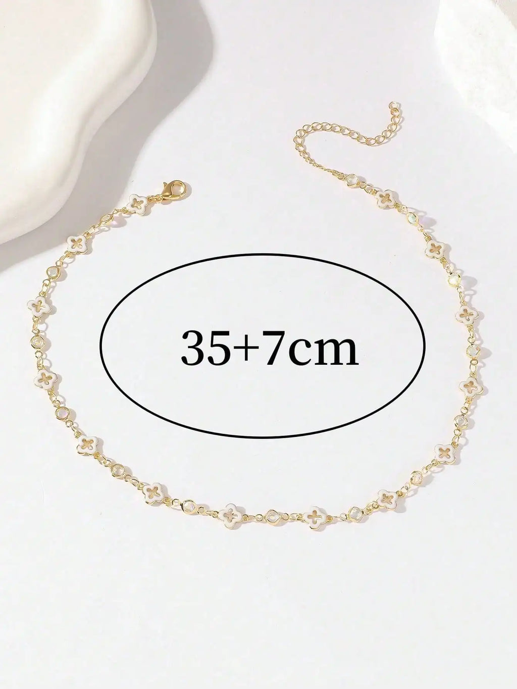 Stainless Steel Flower Necklace for Women - Everyday and Party Wear