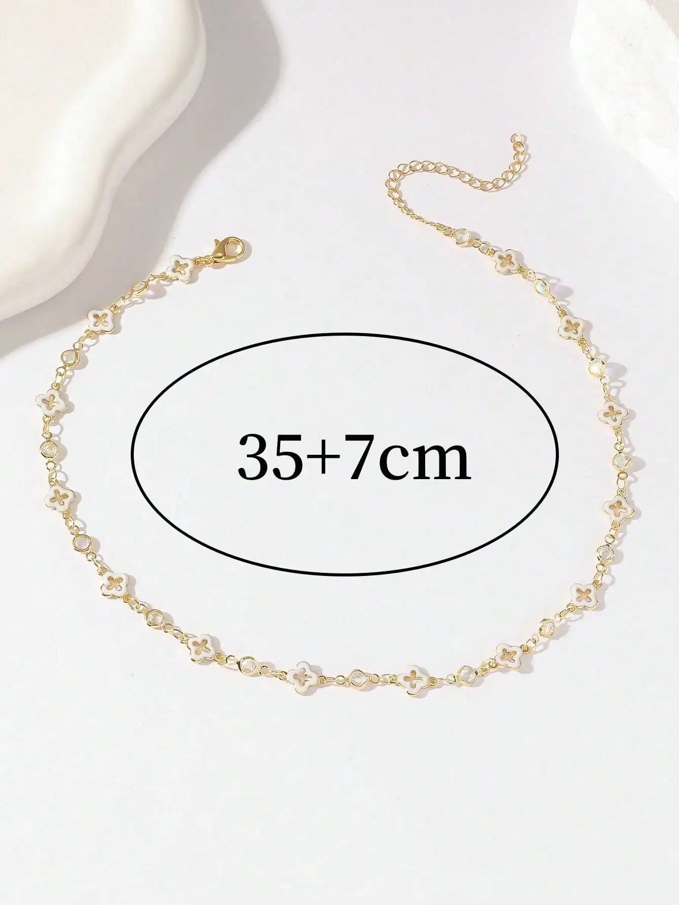 Stainless Steel Flower Necklace for Women - Everyday and Party Wear
