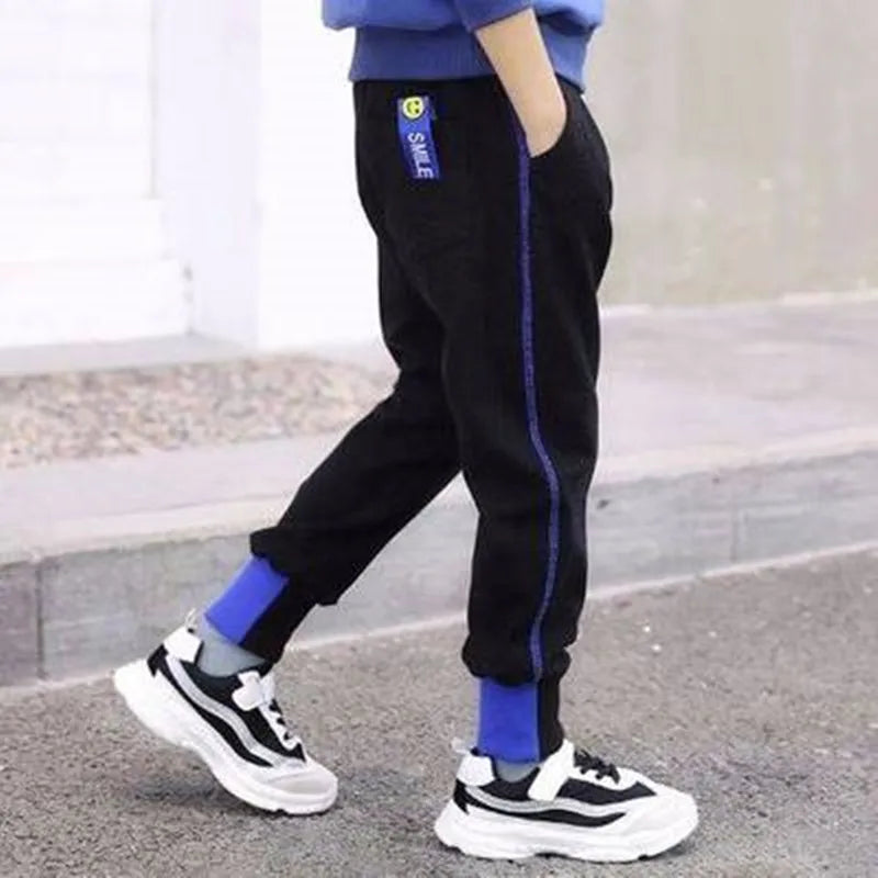 Boys' Cargo Pants 2024 Spring Autumn Cotton Polyester Workwear