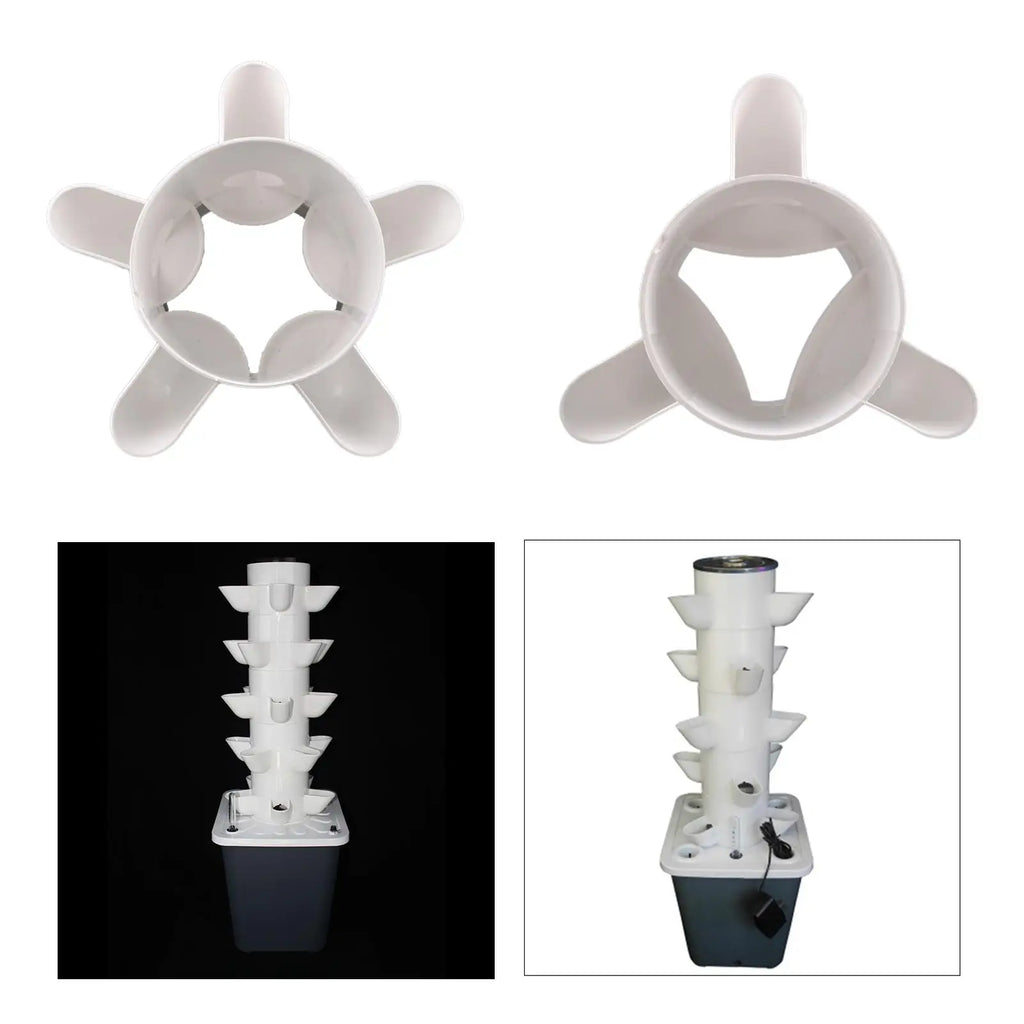 Stackable Hydroponic Vertical Planter for Home Gardening