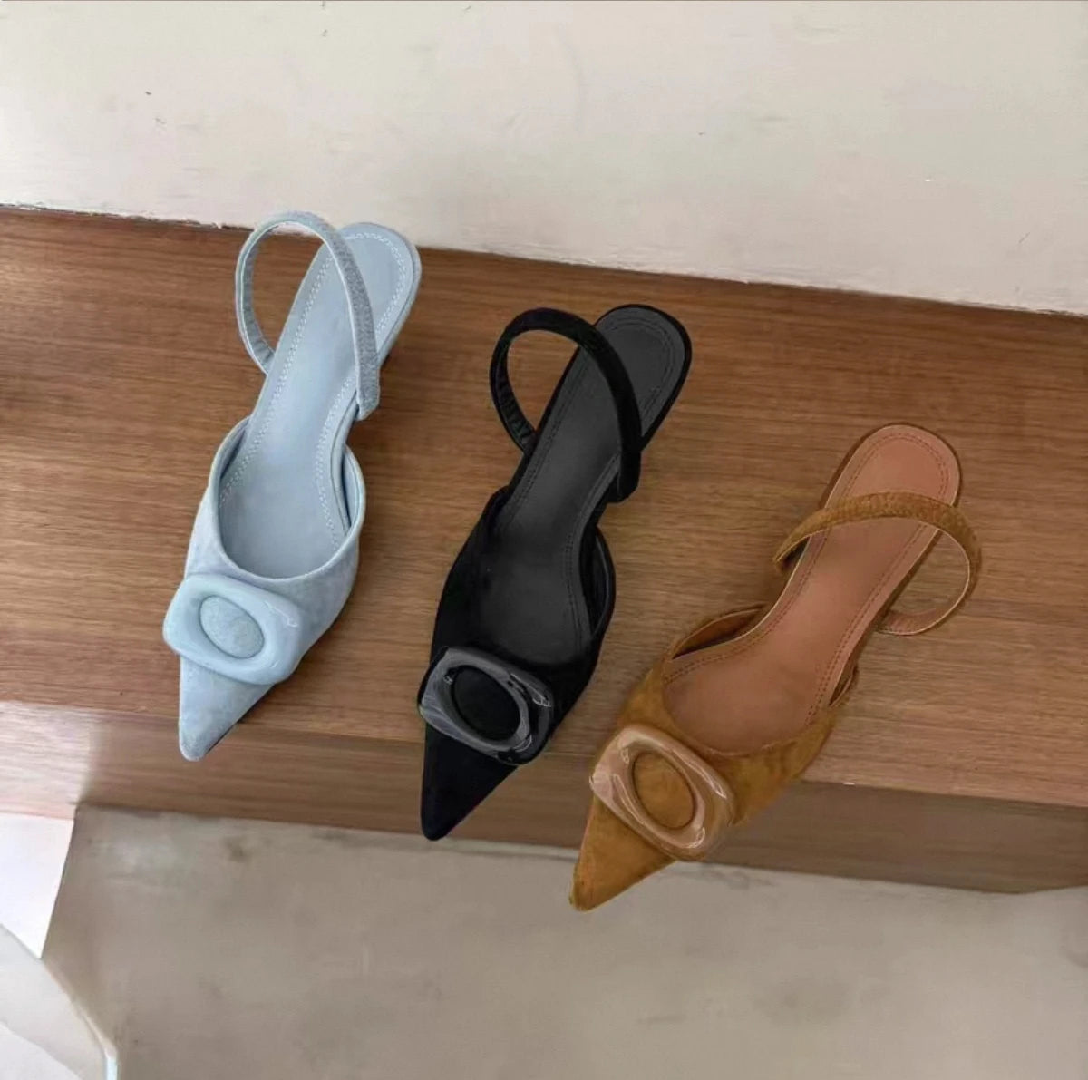 Stylish Women High Heels Sandals with Pointed Toe Design