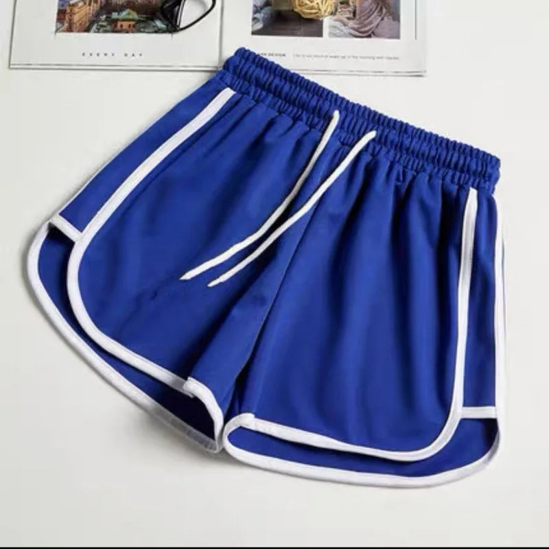 Breathable Polyester Yoga Shorts for Summer Workouts
