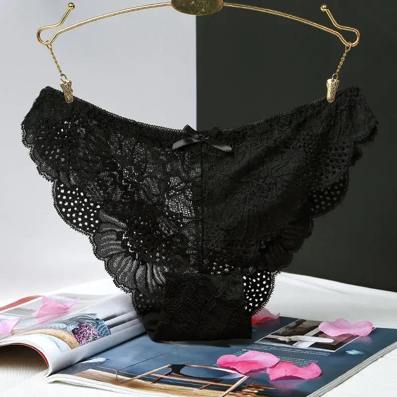 Sexy Lace Transparent Briefs for Women by MOONBIFFY