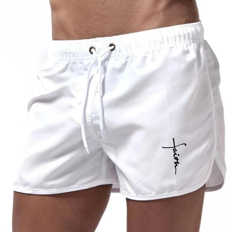 Men'S Swimming Shorts Surfing Swimwear Beach Pants Water Sports Men'S Clothing Quick Dry Comfortable Fit Summer Active Wear