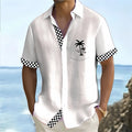 Men's Casual Hawaiian Shirt Short Sleeved 6XL Beach Wear