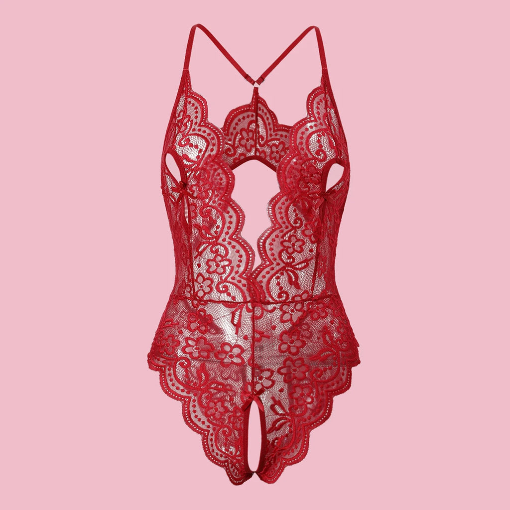 Crotchless Bodysuit Lingerie for Women by LQYCSX