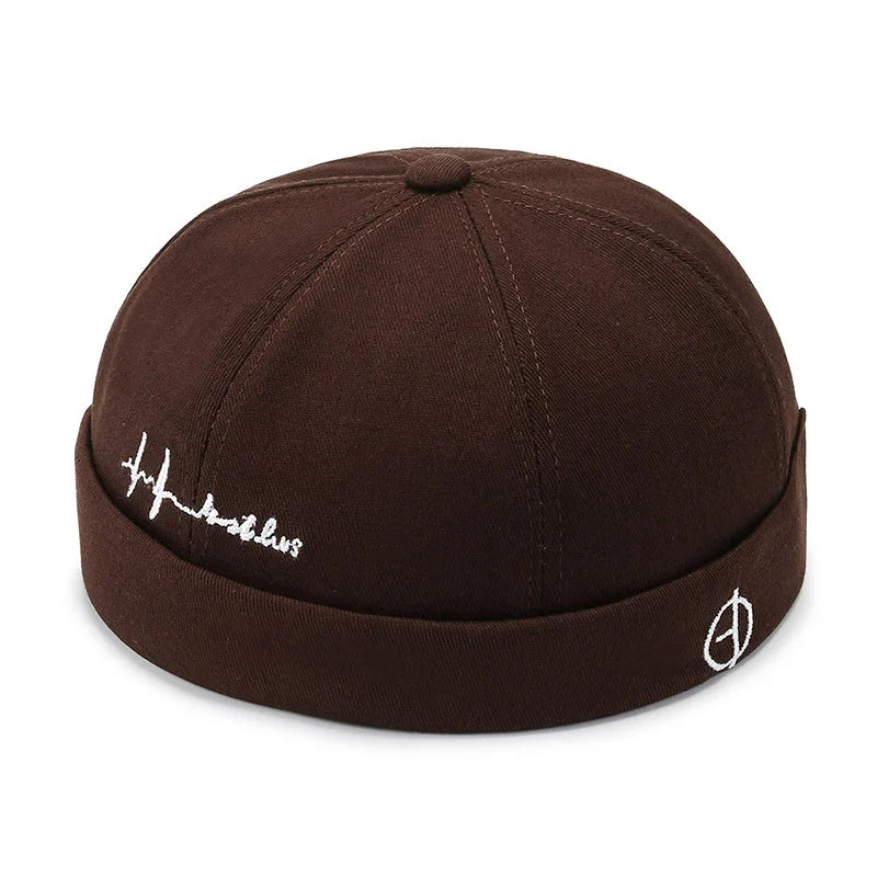 Vintage Brimless Hip Hop Beanie Hat for Men and Women
