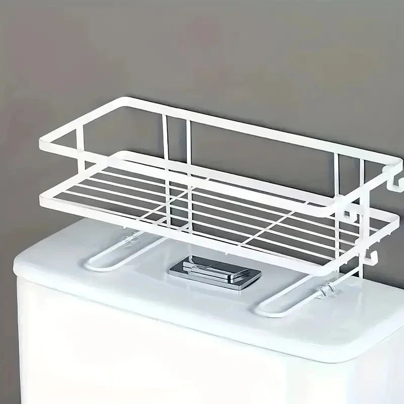 Metal Over The Toilet Storage Shelf Organizer for Bathrooms