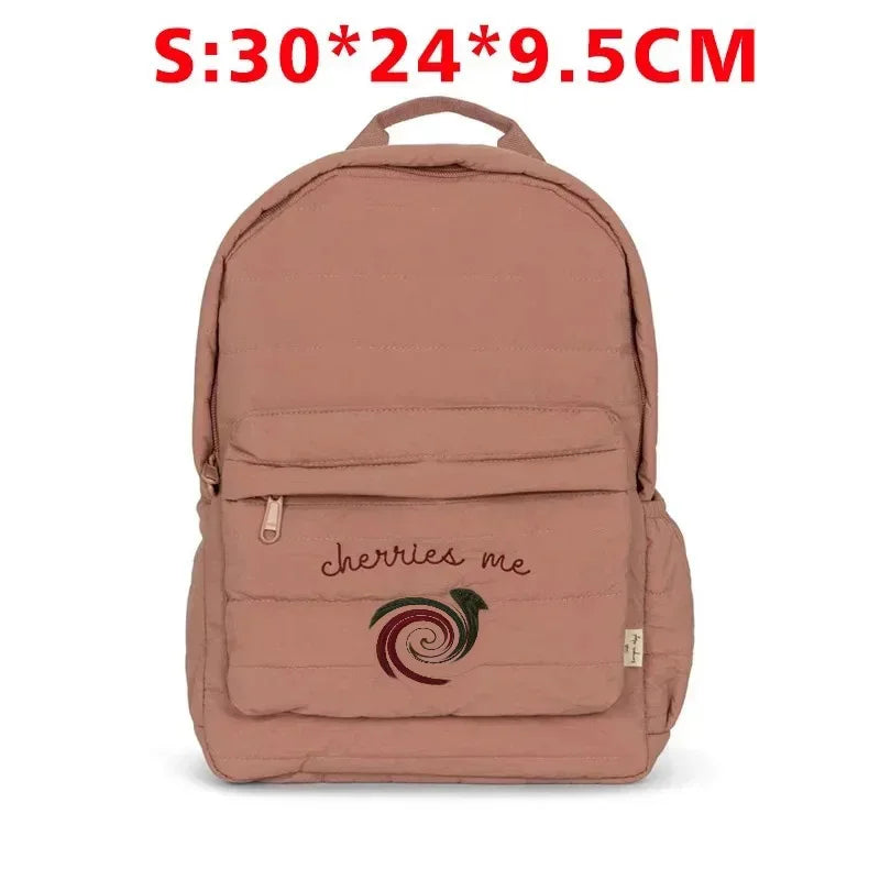 Cute Cartoon Cotton Kids Backpack for Ages 4-6