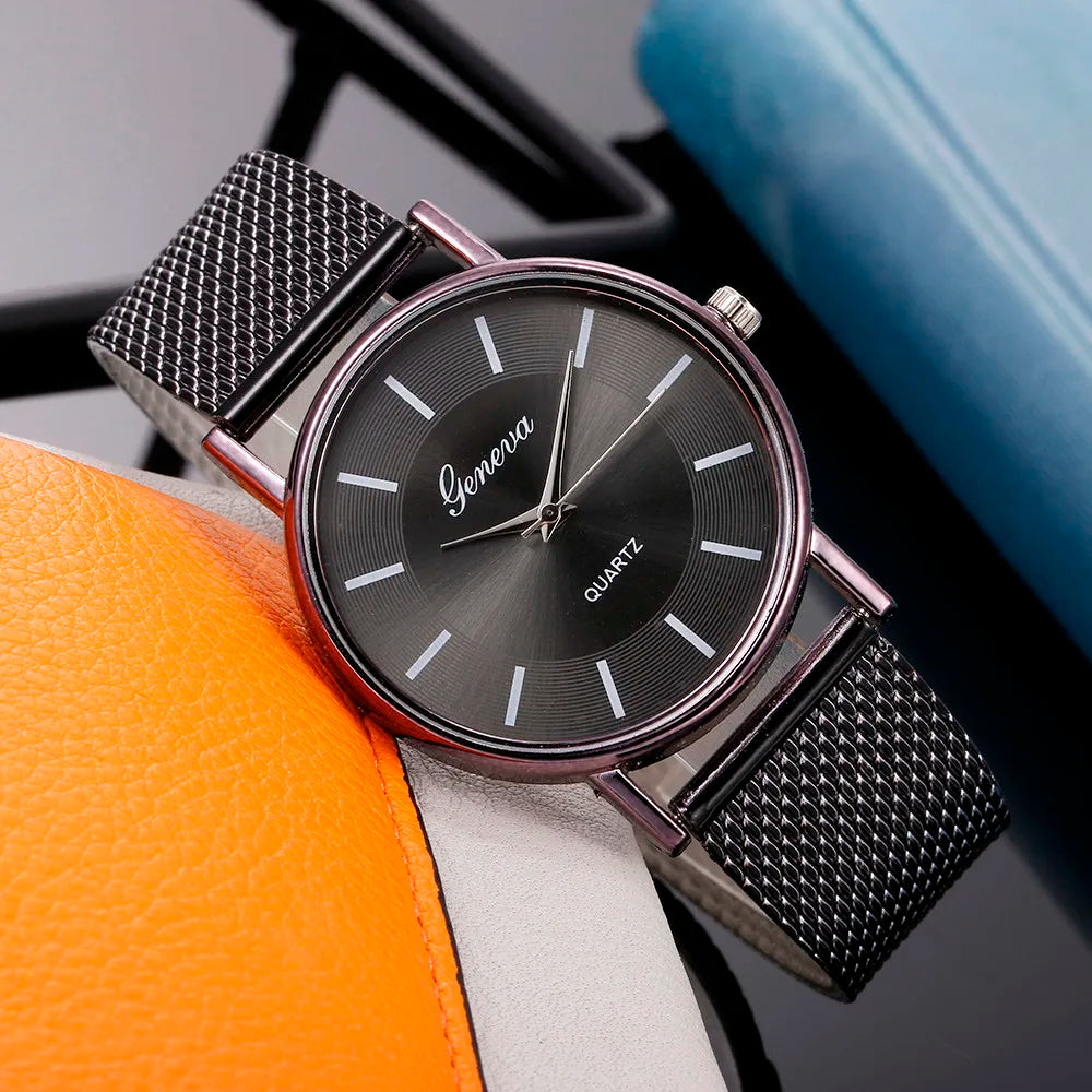 Stylish Quartz Watch for Women with Stainless Steel Band