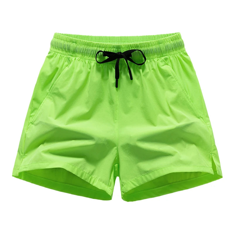 New Summer Mens Sports Sweatpants Pockets Gym Casual Shorts Basic Lightweight Pants Running Jogging Beach Shorts Men Swimwear