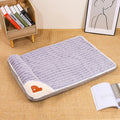 Modern Simplicity Pet Sleeping Pad in Plaid Corduroy