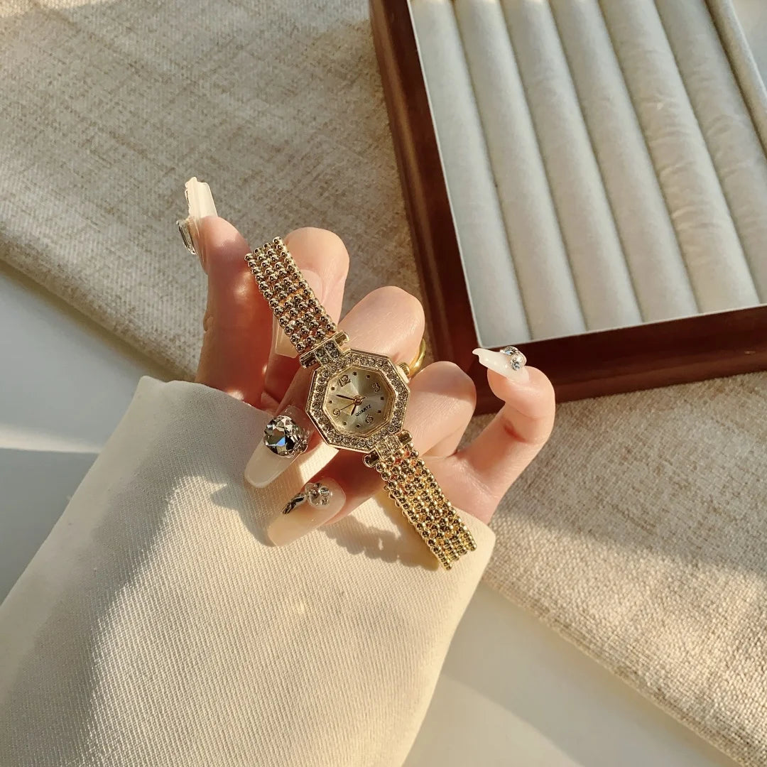 Elegant Gold Bracelet Watch for Women by KCALOE