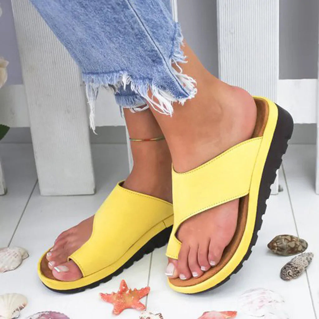 YBQJOO Women's Comfy Platform Sandals in ROME Style