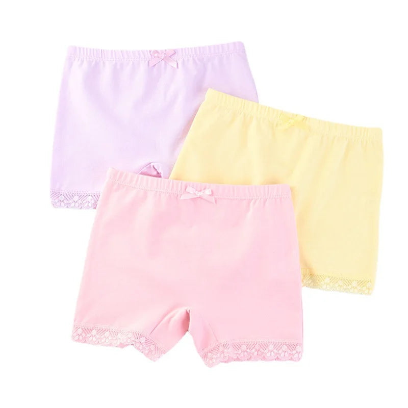 Summer Girls Cotton Safety Pants for Dance 4-6Y