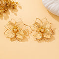 Cute Romantic Metal Stud Earrings for Women