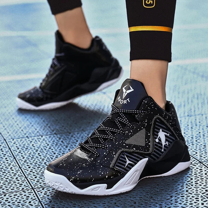 YUYIN Boys Basketball Sneakers Comfortable Running Shoes