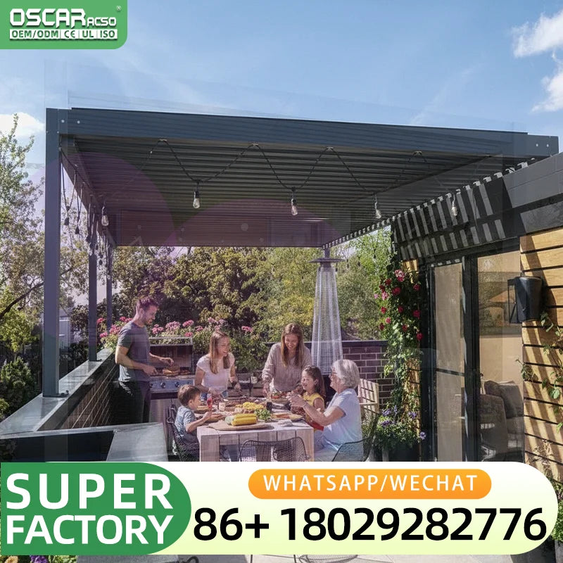 High Performance Wooden Pergola Gazebo for Outdoor Spaces