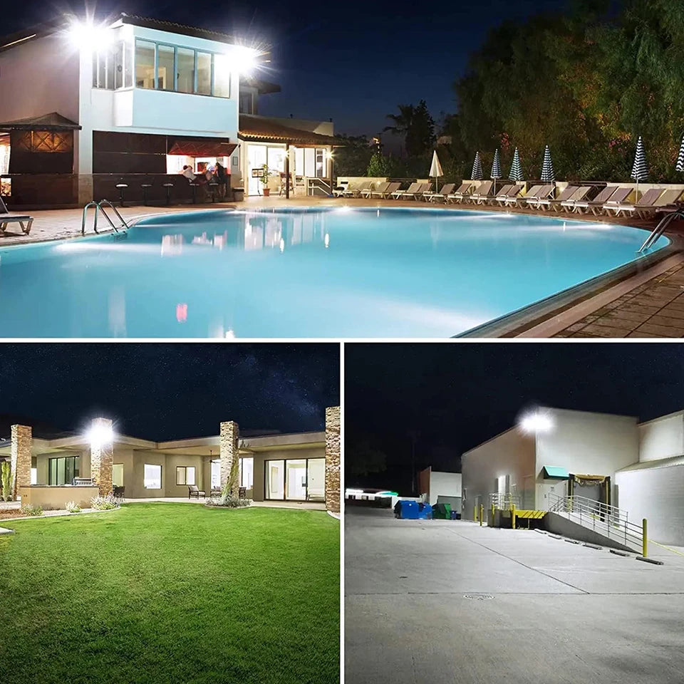 Aluminum LED Floodlights for Outdoor Garden and Garage Use