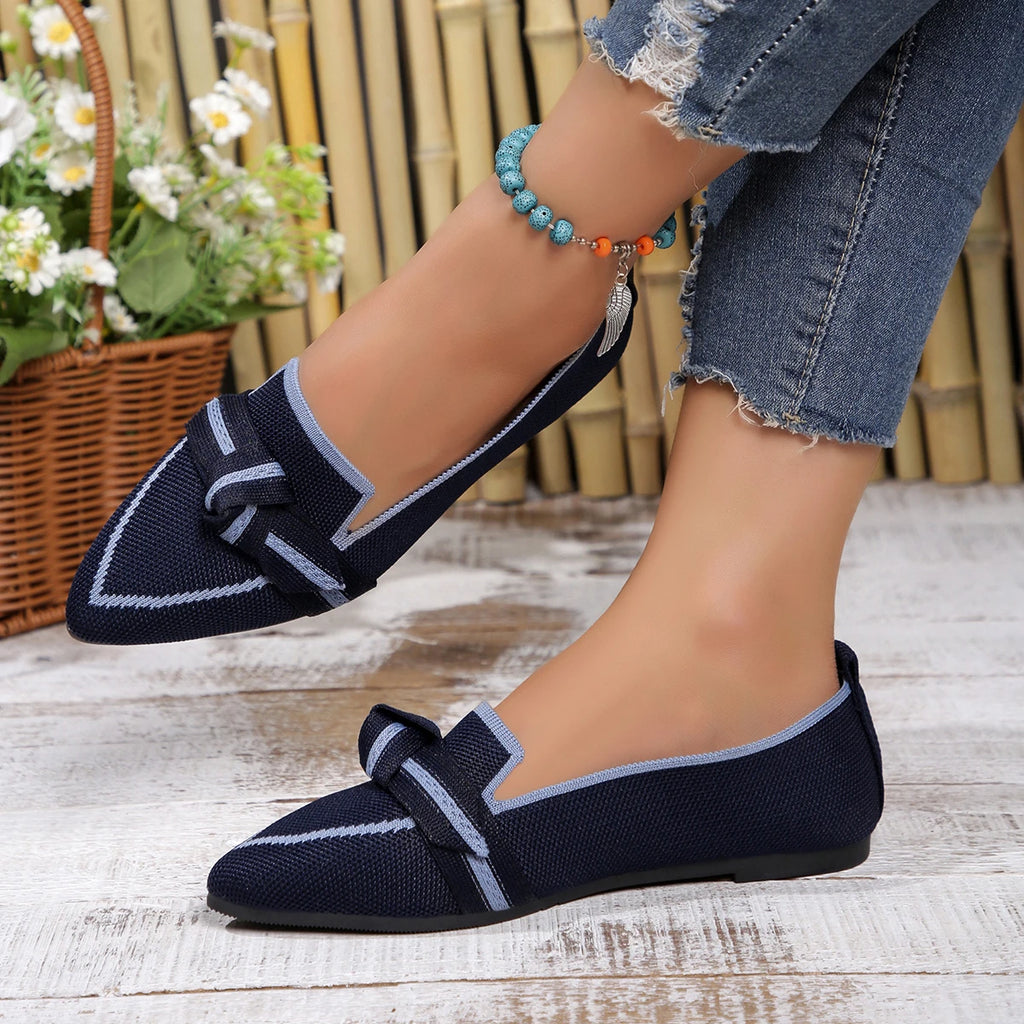 Fashion Pointed Toe Slip-On Flat Shoes for Women