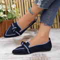 Fashion Pointed Toe Slip-On Flat Shoes for Women