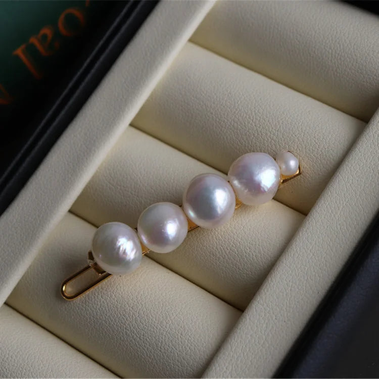 Elegant Freshwater Pearl Hairpins for Women Bridal Accessories