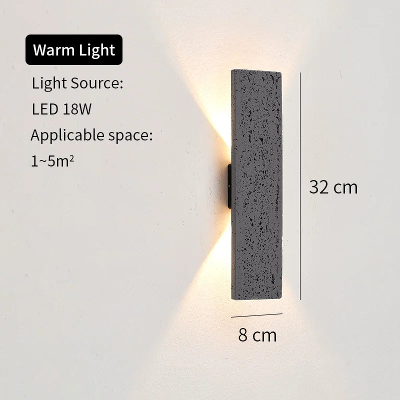 LED Aluminum Wall Sconces for Outdoor Home Lighting