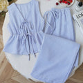 Comfortable Striped Lounge Set for Juniors by MALEY LifeStyle