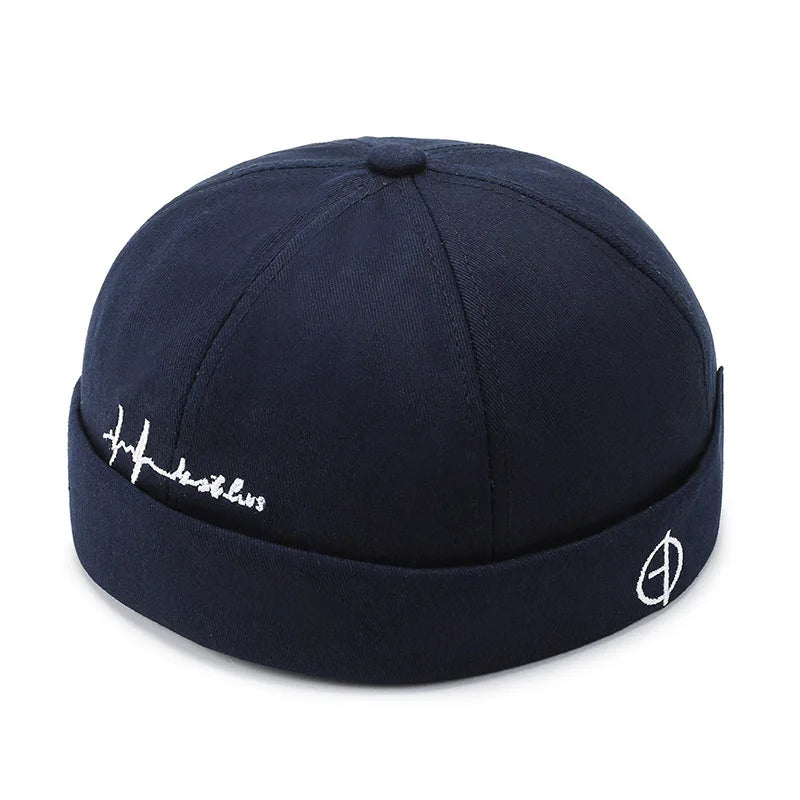 Vintage Brimless Hip Hop Beanie Hat for Men and Women