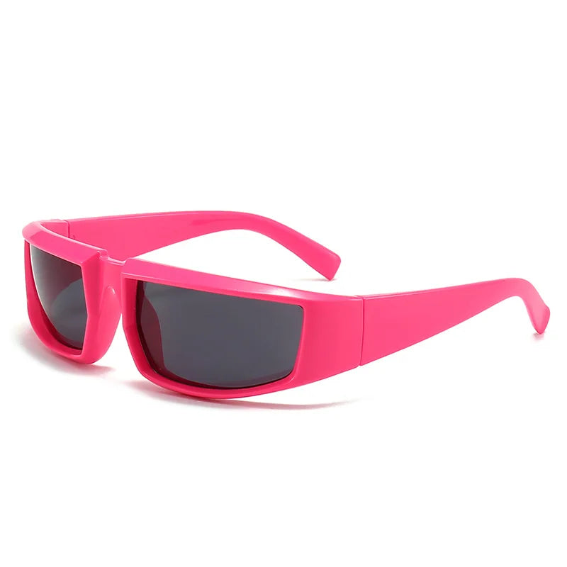 Cool Punk Style Concave Sunglasses for Men and Women