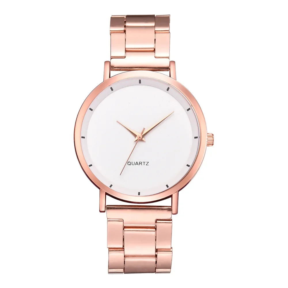 Rose Gold Luxury Women's Watch by DQG - Fashion Casual Style
