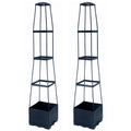 4 Tier Plastic Planter Stake Tower for Climbing Plants