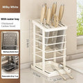 Multi-function Metal Dish Rack and Knife Holder for Kitchen