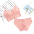 Lace Push-up Bra and Panty Set for Women by MALEY LifeStyle