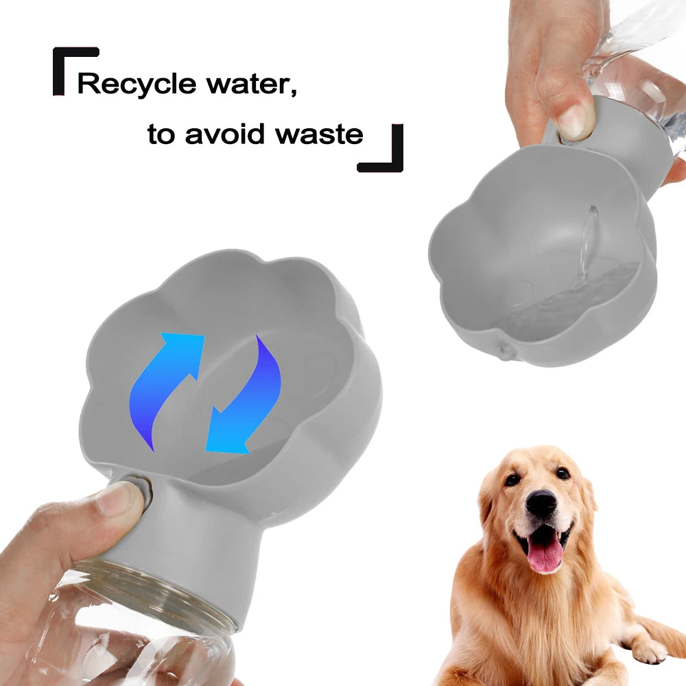 Travel-Friendly 2-in-1 Pet Water and Food Dispenser