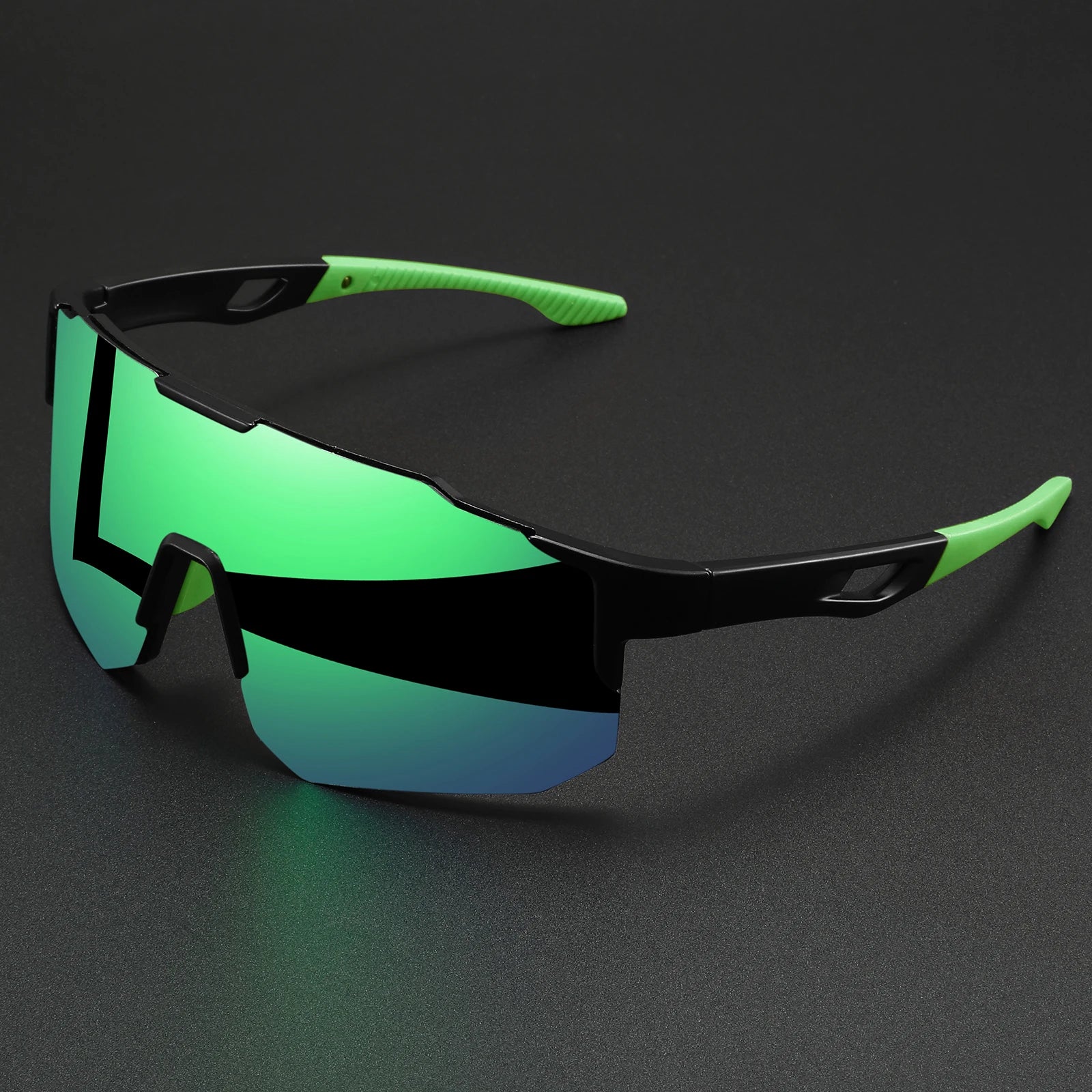 Colorful Oversized Sports Sunglasses for Outdoor Activities