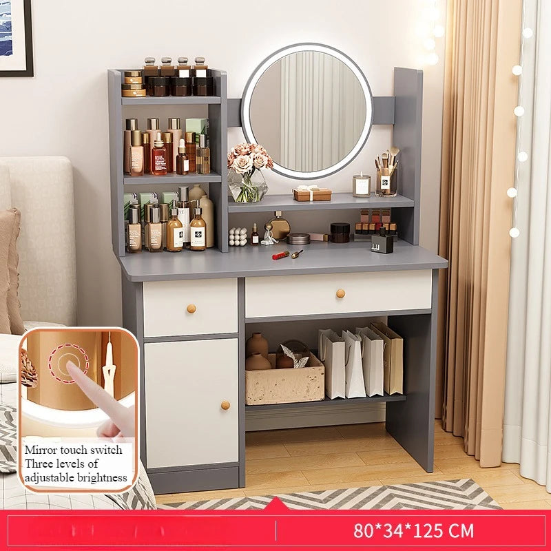Modern Minimalist Dresser with Mirror for Small Spaces