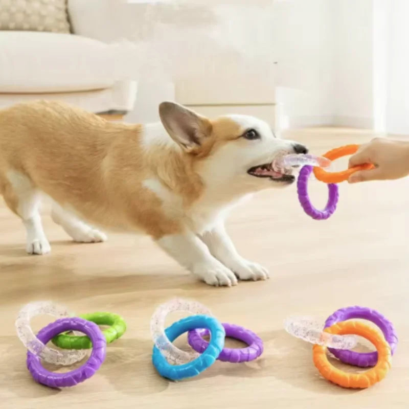 Durable TPR Dog Chew Toy for Interactive Play and Teeth Cleaning