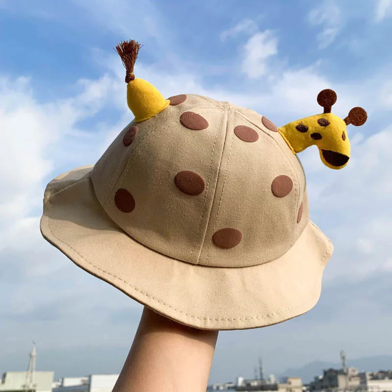 Cute Cotton Baby Bucket Hat for Kids Summer Outdoor Fun