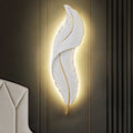 Art Deco LED Wall Lamp in Gold and Ivory for Modern Spaces