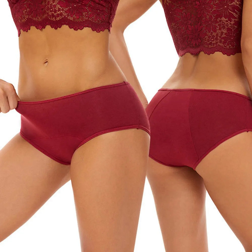 Breathable Cotton Briefs for Women - Very Abundant Menstrual Panties