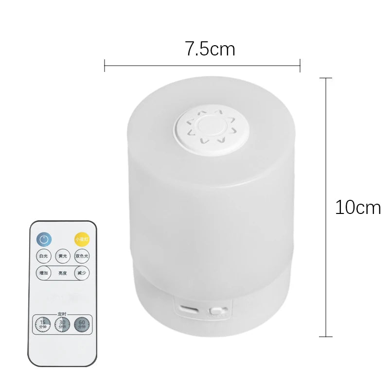 Dimmable ABS Bedside LED Night Light for Reading