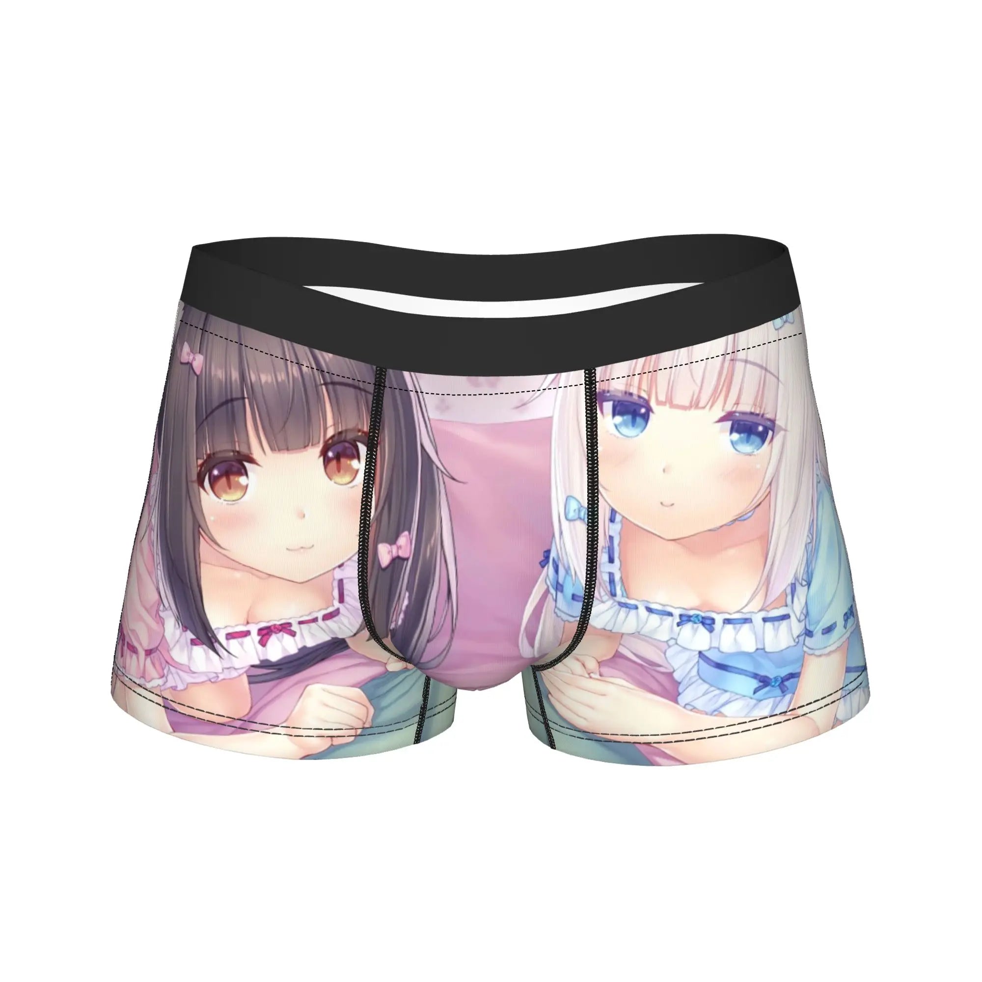 Men's Funny Cartoon Boxer Shorts Breathable Polyester Underwear