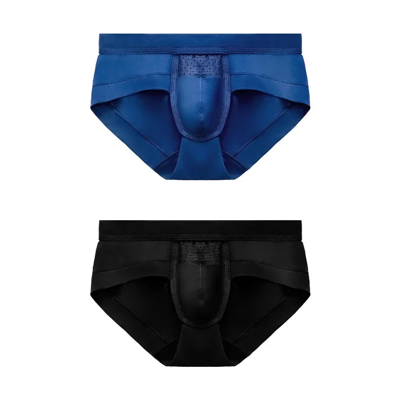 Men's Modal Low-rise Triangle Briefs with U-Pouch Design
