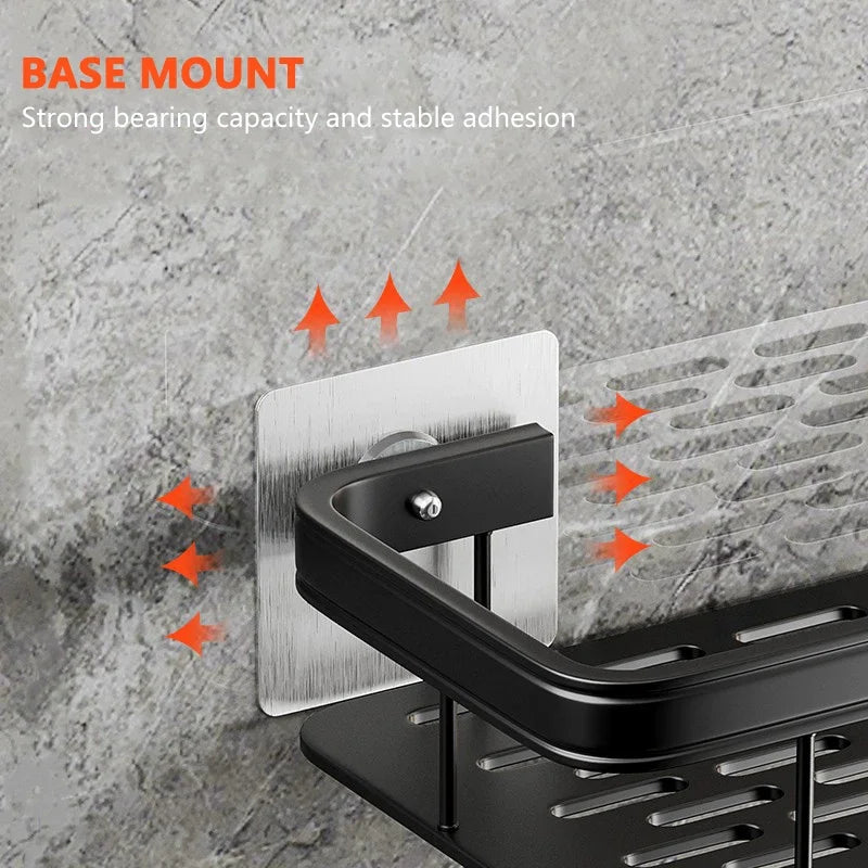 Wall Mount Corner Shelf Organizer for Bathroom Accessories