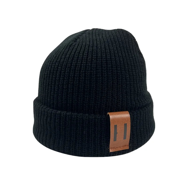 Acrylic Knit Baby Beanie Cap for Unisex 1-4 Years